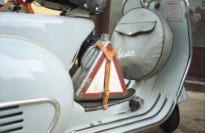 Triángulo de emergencia Vespa