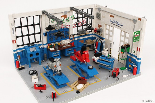 Officina Super Sprint Lego 01