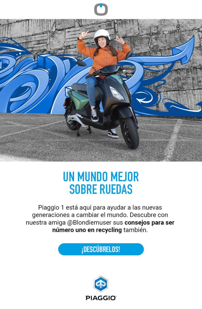 Piaggio 1 está aquí para ayudar a las nuevas generaciones a cambiar el mundo. Descubre como con @Blondiemuser